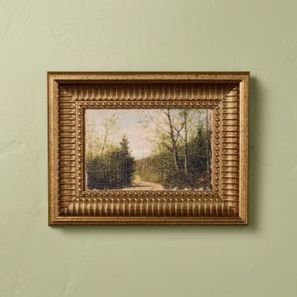 New /Horizontal Landscape Road Framed Wall Art - Hearth & Hand™ with Magnolia